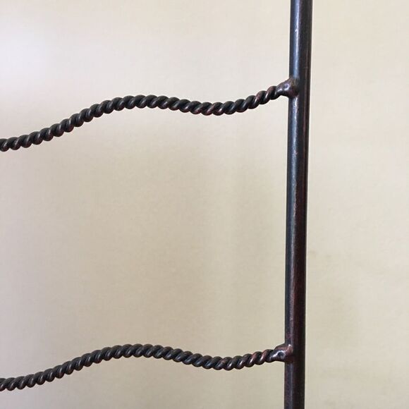 Jewelry Stand NWOT Earring Ladder Holder Antique Bronze - Picture 4 of 5